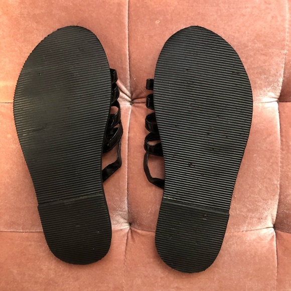 ESNY vintage Women's flat Thong gladiator slide Sandals size6 * rare find* EUC - Picture 10 of 11